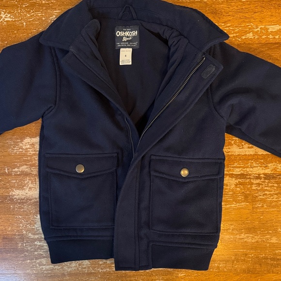 OshKosh B'gosh Dark Blue Pea Coat for Kids